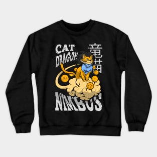 Cat Goku Dragon Nimbus Crewneck Sweatshirt